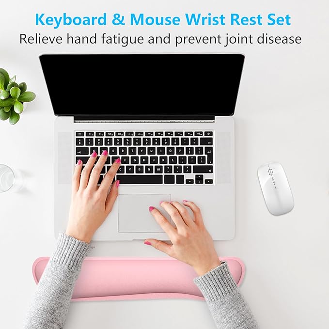 Dapesuom Enlarge Keyboard Wrist Rest, Memory Foam Keyboard Wrist Cushion - Image 7