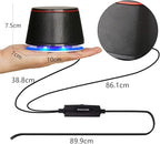 SW102 Computer Speakers, Deep Bass in Small Body, Stereo 2.0 USB Powered 3.5mm - Image 5