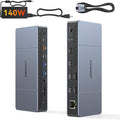 Displaylink Docking Station Triple 4K HDMI Monitors by ABIWAZY