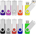 Aiibe 10 Pack 128GB Flash Drive USB Drive Thumb Drives USB 2.0 Memory Stick by Aiibe