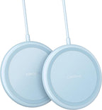Wireless Charger, 15W Max Fast Wireless Charging Pad 2-Pack Compatible by COKOEYE