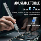 STREBITO 144-Piece Upgraded Electric Screwdriver, Max 0.7 N.m, 120 Magnetic Bits - Image 2