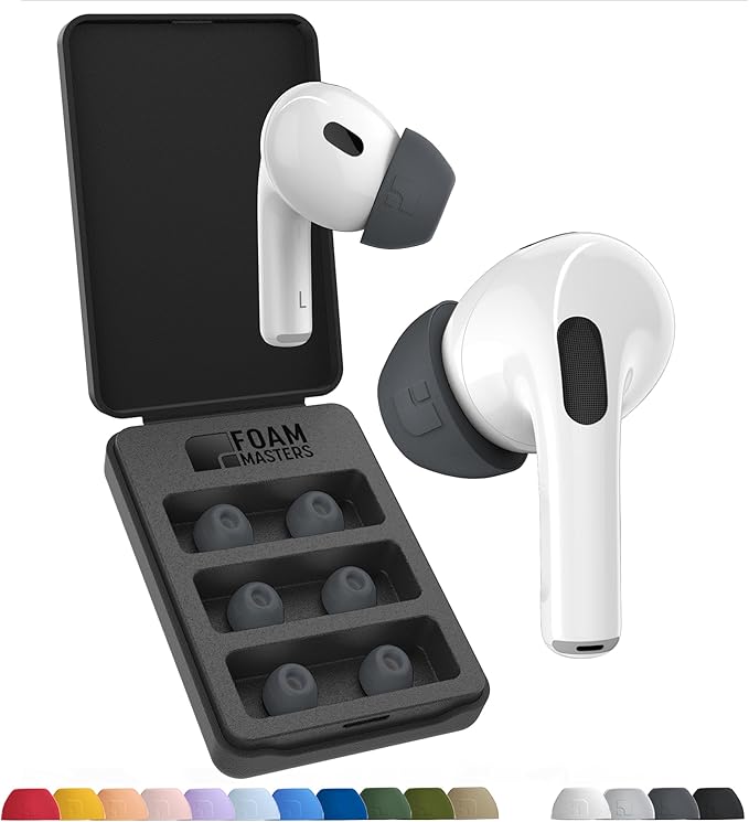 Foam Masters Ultra-Premium Memory Foam Ear Tips by AutoLinePro