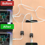 12 Pack Magnetic Cord Organizer Holder, Strong Adhesive Desk Cable Management - Image 8