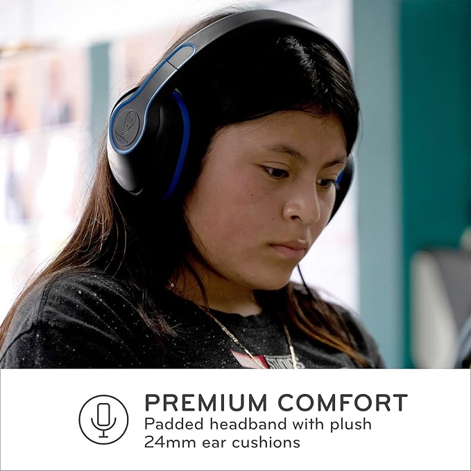 ThinkWrite Technologies REVO TW300, Premium Wired Over-Ear Headphones, Noise - Image 6