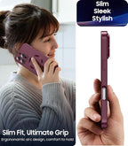 Magnetic for iPhone 16 Pro Case Slim Soft Silicone Bumper Shockproof Metallic - Image 7
