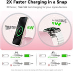 2025 Magnetic Wireless Charging Station, 15W Mag-Safe Charger Stand - Image 2