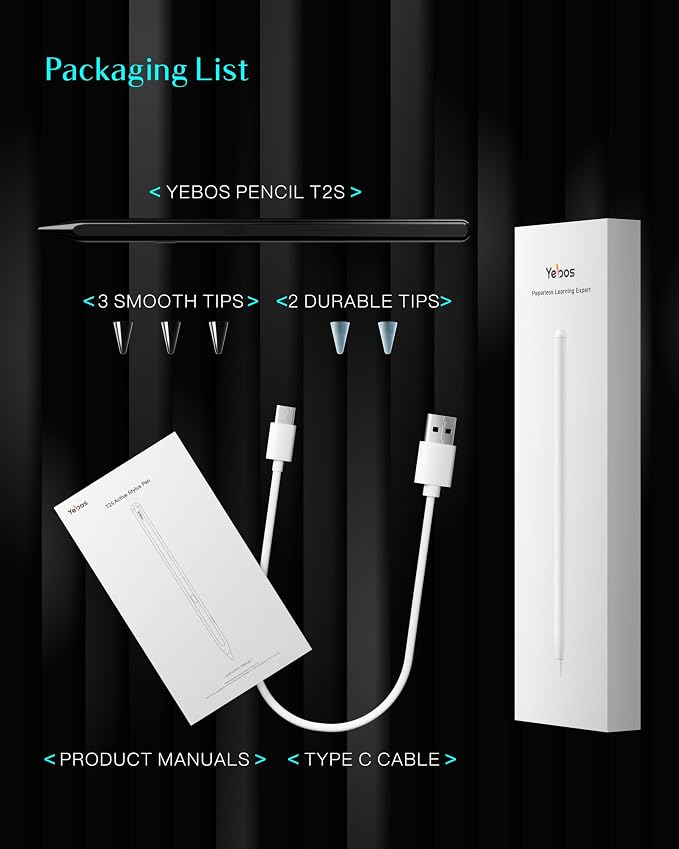 Stylus Pen for Apple iPad 11th&10th Generation, 3X Battery Life, USB-C Fast - Image 7