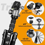 JOILCAN Tripod for Camera, Heavy Duty Travel Tripods for Spotting Scope - Image 2