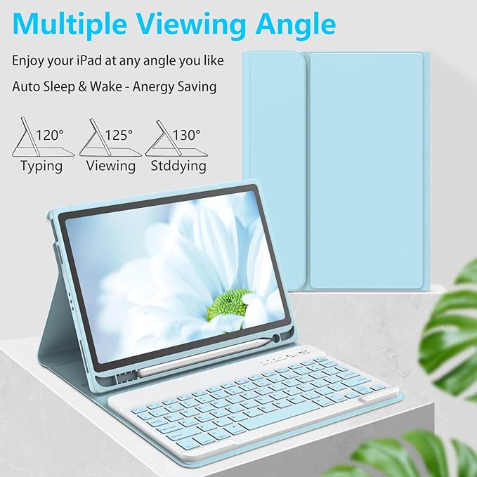 Keyboard Case for iPad Air 11-inch M2 2024/ Air 5th/ 4th Generation- Detachable - Image 3