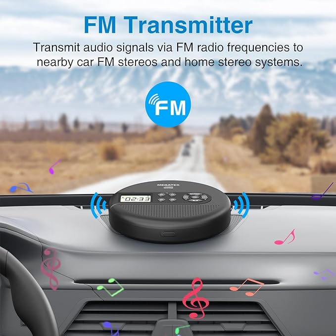 MEGATEK CP27BR Portable CD Player Bluetooth - Image 7