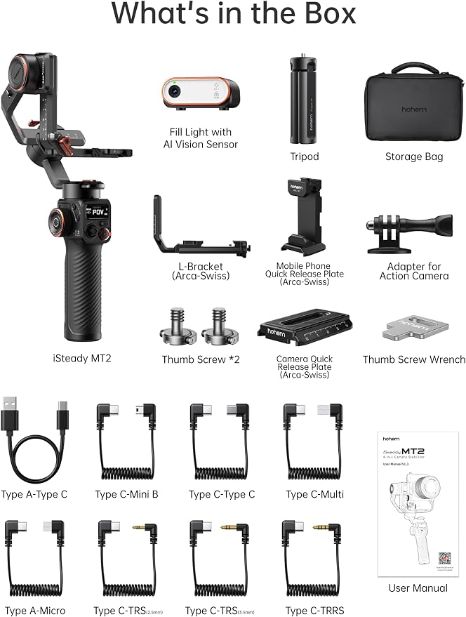 hohem iSteady MT2 Kit Gimbal Stabilizer - Image 8