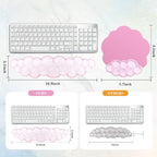 Gel Cloud Keyboard and Mouse Wrist Rest, Cute Wrist Support and Arm Support Rest - Image 4