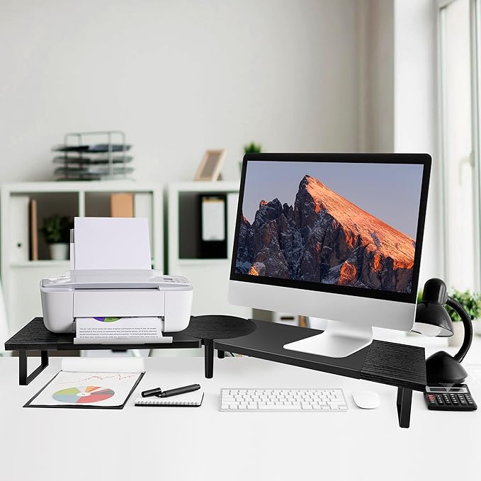 Across-Star Dual-Monitor Stand for Desk - Image 2