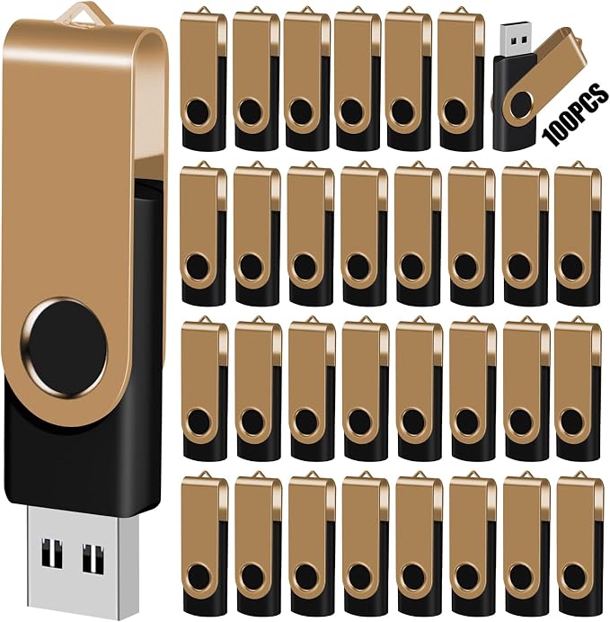 EASTBULL 2GB USB Flash Drive Bulk Thumb Drives 100 Pack by EASTBULL
