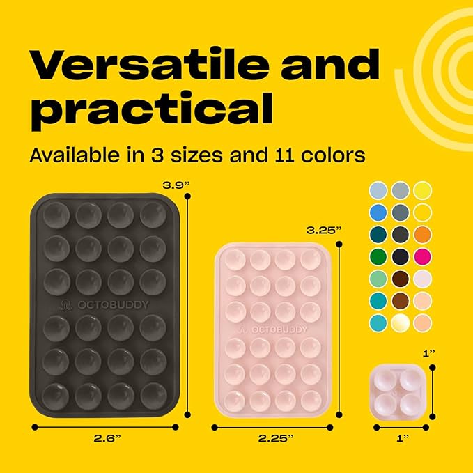 Classic MAX - Silicone Suction Phone Case Adhesive Mount - Hands-Free, Strong - Image 6