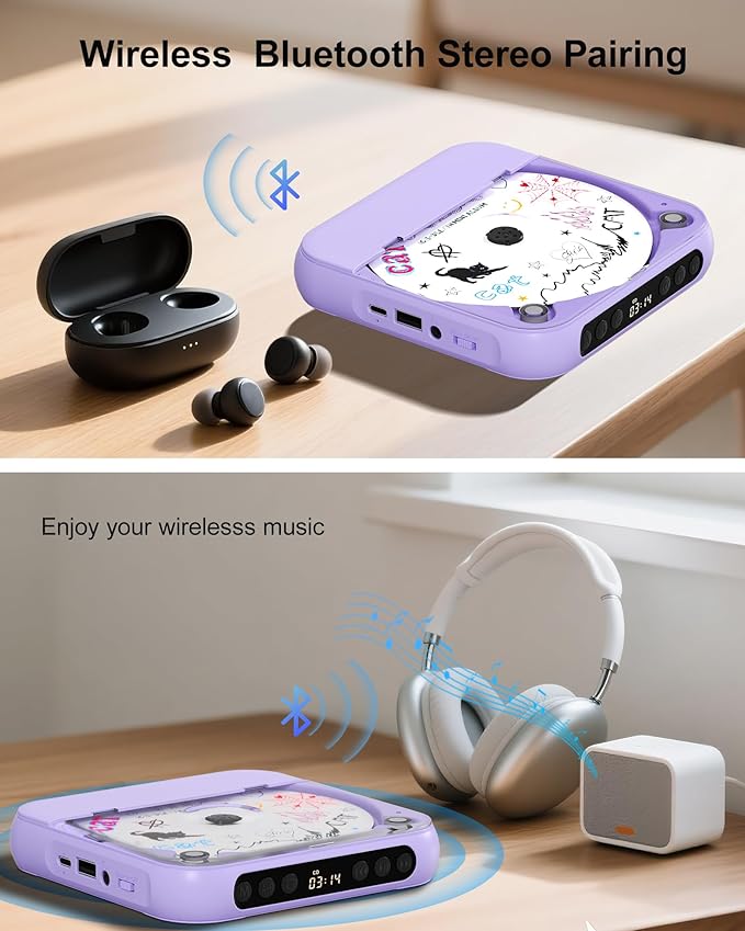 ENVYCLOUD CD Player Portable - Image 4