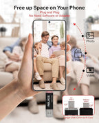 ABLAZE Type C Flash Drive 64GB 5 Pack, Dual USB 3.0+USB C Flash Drive Compatible - Image 3