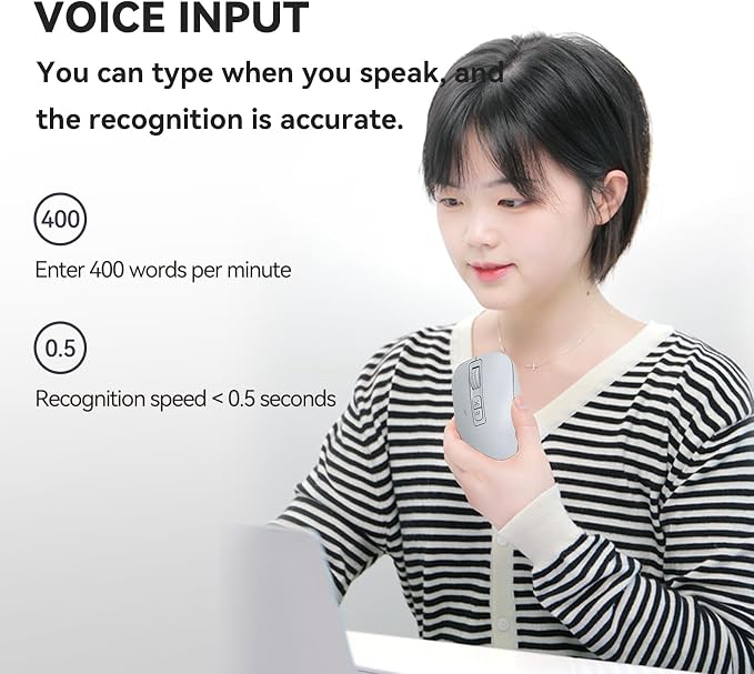 M4 Wireless Smart Ai Mouse For Pc Laptops, One-Touch Voice Input, Ai Assistant - Image 3