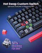 Redragon K671KS Wireless Mechanical Gaming Keyboard, Tri Mode BT/2.4G/USB-C Hot - Image 3