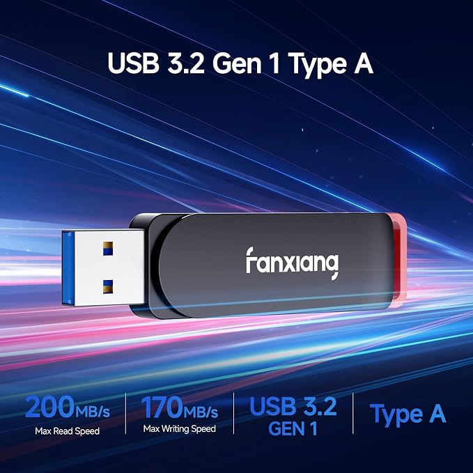 2 Pack 64GB USB Flash Drive, Metal Thumb Drives, USB 3.2 Up to 200MB/s Type A - Image 6