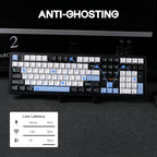 EPOMAKER Aula F108 Wireless Gaming Keyboard, Full Size Mechanical Keyboard - Image 4