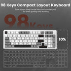 Redragon Wireless Mechanical Keyboard, 3 Mode Gasket Mounted RGB Gaming Keyboard - Image 8