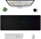 Hexagon Honeycomb Large Mouse Pad, Gaming Keyboard Desk Pad, Extended Mouse Mat - Image 2