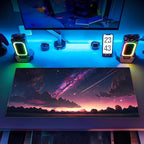 Anime Aesthetic Purple Galaxy Cloud Mouse Pad XXL Extended Gaming Desk Mat - Image 7