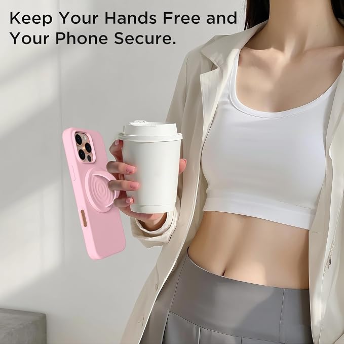 Magnetic Phone Ring Grip Holder, Silicone Finger Loop Grip, Compatible - Image 8