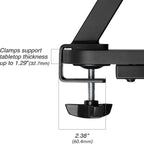 AVLT Clamp Desk Shelf Dual 32" Monitor Riser - Image 7
