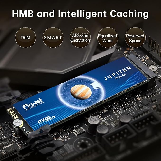 FX991 M.2 SSD 4TB NVMe SSD M2 2280 PCIe Gen 4x4, Read Up to 7300MB/s, Internal - Image 7