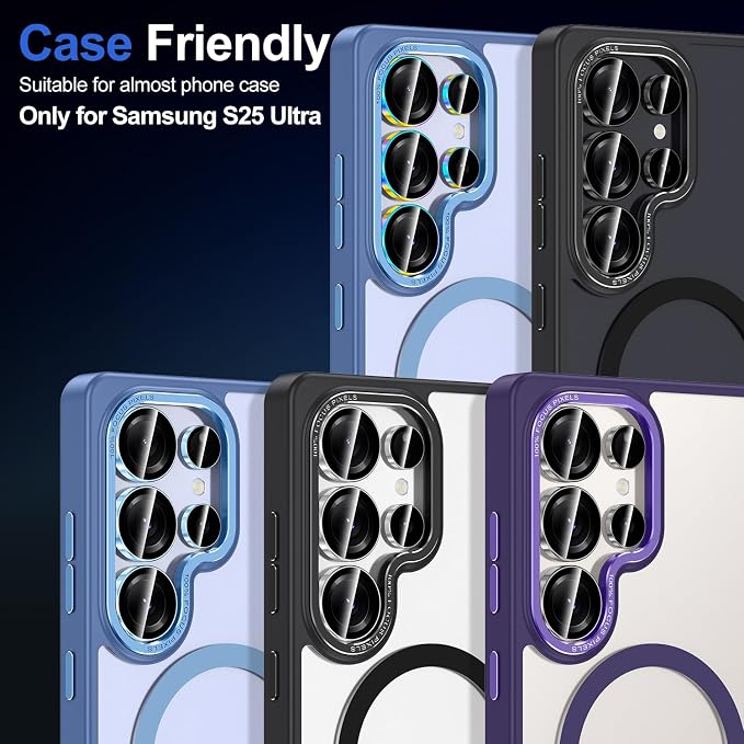 for Samsung Galaxy S25 Ultra Camera Lens Protector, Individual Metal Ring - Image 7