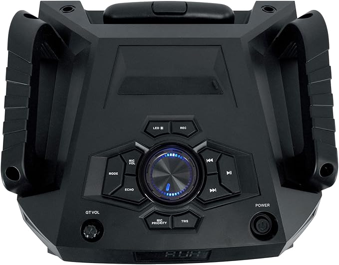 Rockville ROCKNGO 800 10" Portable Bluetooth Speaker, LED Lights, Mic Priority - Image 5