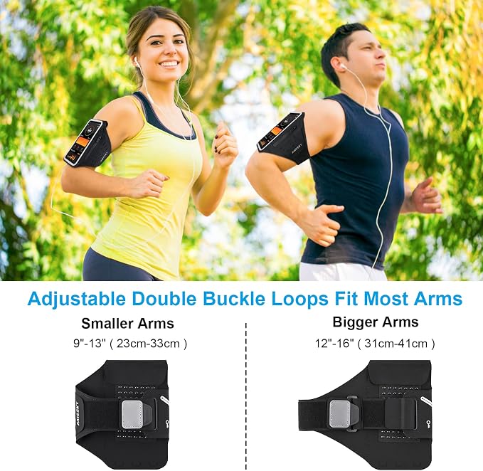 Running Armband with Earphone Bag Cell Phone Armband - Image 4