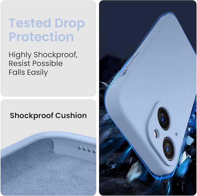 FireNova Designed for iPhone 15 Plus Case, Silicone Case with, Soft - Image 4