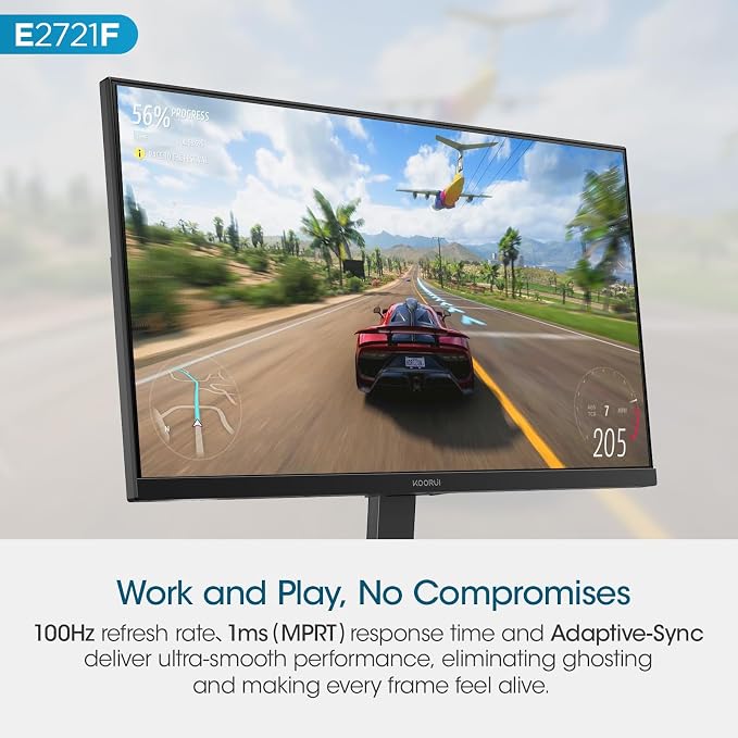 KOORUI 27 Inch QHD IPS Ultra-Thin Computer Gaming Monitor, 100Hz Refresh Rate - Image 4