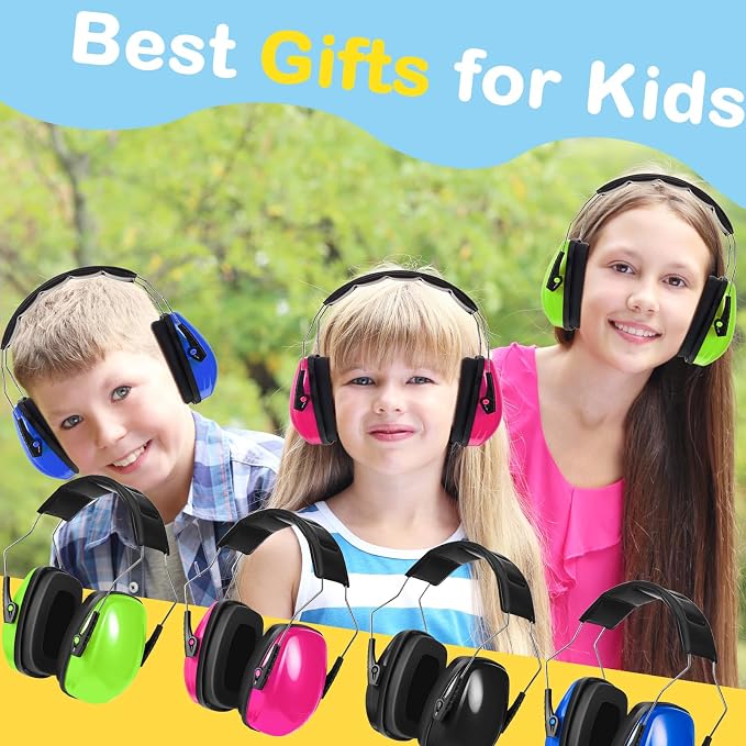 Amylove 12 Pcs Kids Ear Protection Noise Cancelling Headphones Ear Muffs Bulk - Image 6