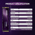 FN950 1TB NVMe SSD M.2 2280 PCIe Gen4x4, Internal Solid State Drive, Configure - Image 4