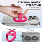 Magnetic Silicone Ring Grip Phone Holder, Loop Grip Phone Holder, Magnetic - Image 2