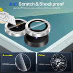 for Samsung Galaxy Z Flip 7 Camera Lens Protector, Individual Metal Ring - Image 3