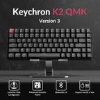 Keychron K2 75% Layout QMK Wireless and Wired Options Mechanical Keyboard Super - Image 2