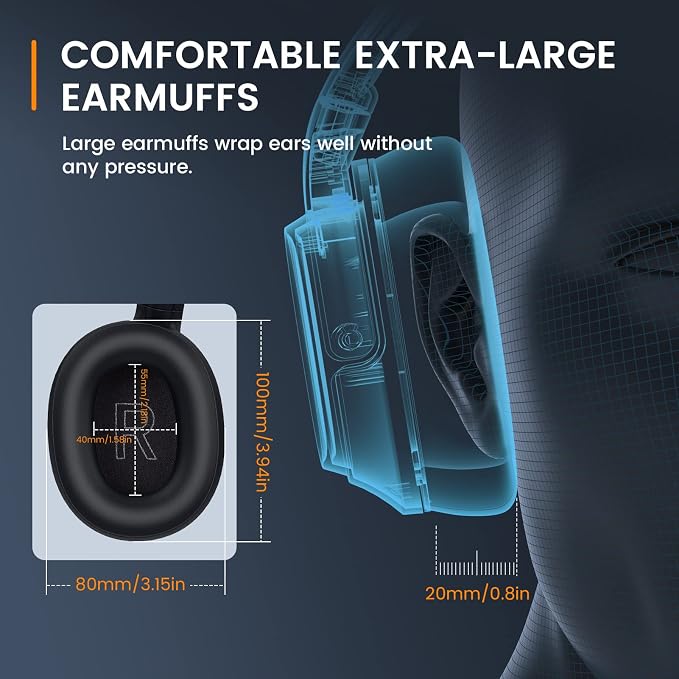 Bluetooth Headset for PC, Wireless Computer Headphone - Image 7
