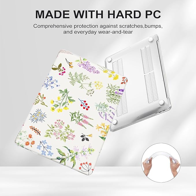 iCasso Compatible with MacBook Air 13 inch Case 2020-2018 Release M1 A2337 - Image 3