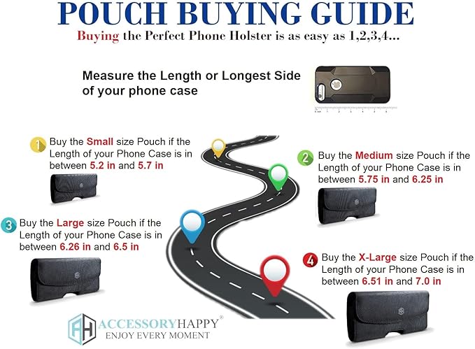 AH Heavy Duty Nylon Phone Holster - Image 2