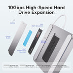 USB C HUB for iMac 24 inch 2021/2023/2024, PULWTOP USB Hub Adapter iMac - Image 5