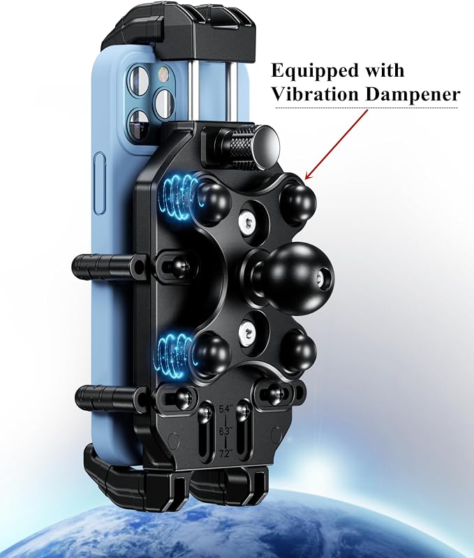 BRCOVAN Motorcycle Phone Mount Holder - Image 8