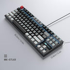 MageGee 75% Mechanical Gaming Keyboard, LED Blue Backlit, 87 Keys Compact TKL - Image 9