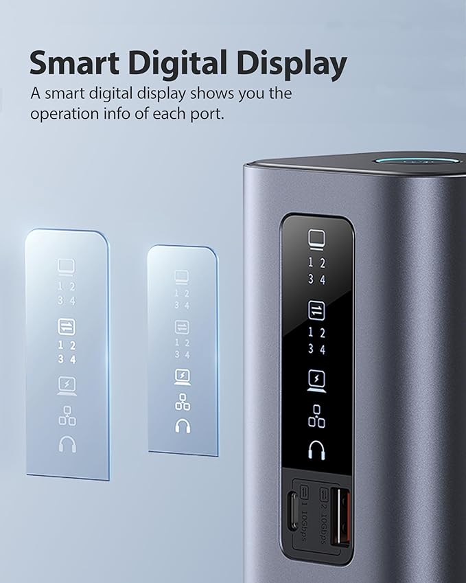 Baseus Spacemate Docking Station, 11-in-1 USB-C Dock - Image 5