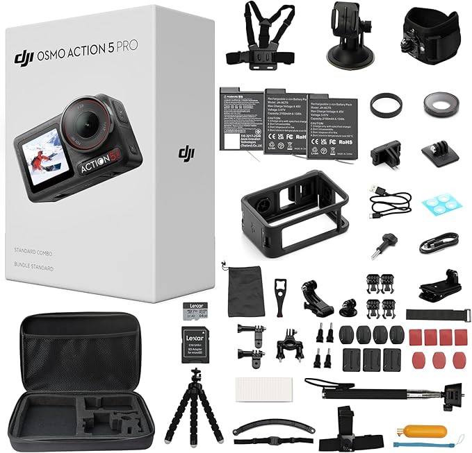 DJI Osmo Action 5 Pro Standard Combo, by DJI